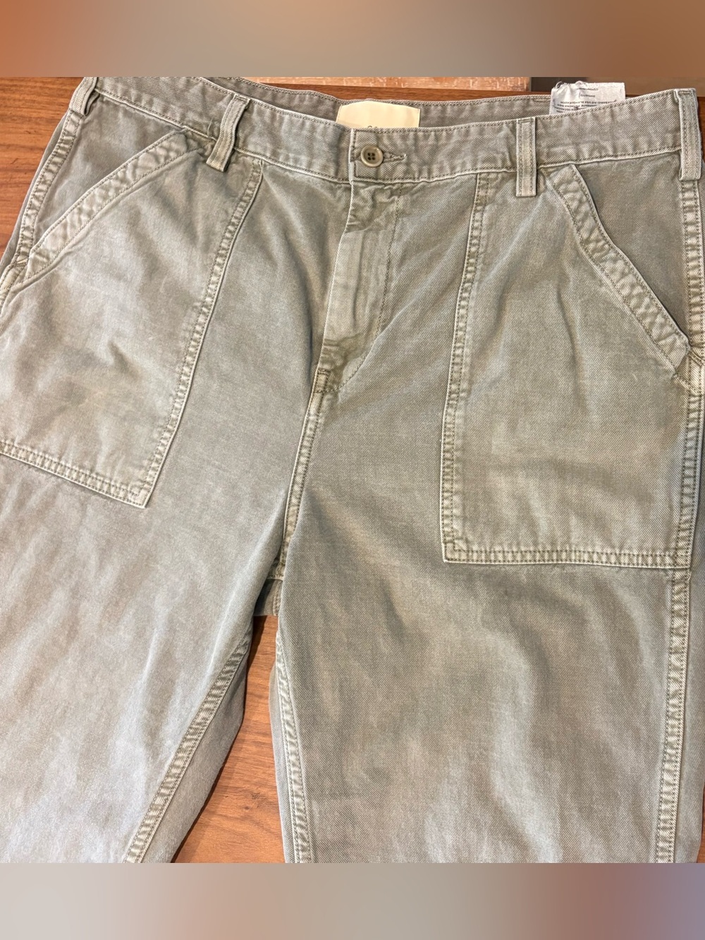 CO Sage Green Cropped Utility Pants
